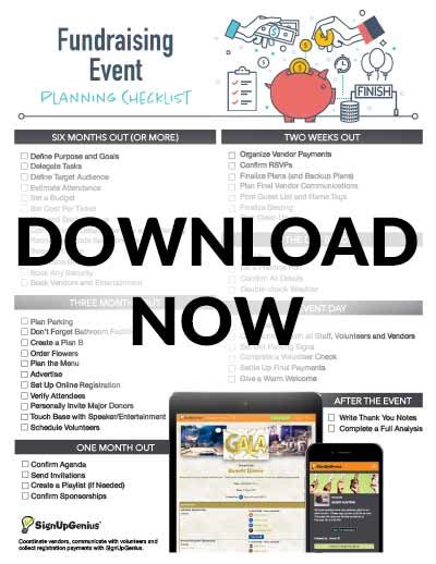 fundraising gala checklist|how to run a fundraising committees nonprofit.
